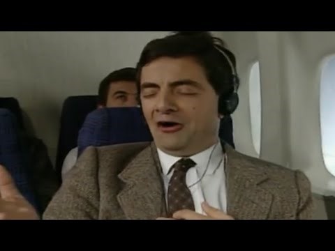 On a Plane | Funny Clip | Mr. Bean Official