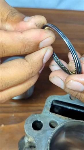 1.5M views · 25K reactions | How to install rings on piston #fbreelsfyp #bike #followersreelsfypシ゚viralシfypシ゚viralシ #fbreelsfypシ゚viralfbreelsfypシ゚viral @topfans | jamal da kamal autos | Facebook