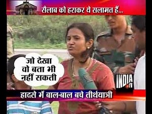 Shocking footage of flood victims after Kedarnath destruction