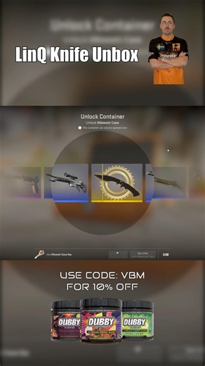 LinQ Knife Unbox #cs2 #fyp #vibaramår #dubbyenergy USE CODE: VBM FOR 10% OFF Dubby.gg