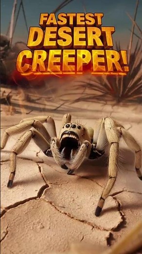 The Camel Spider – The Fastest Creeper in the Desert! 🕷️💨