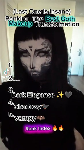 Ranking The BEST Goth Makeup Looks 🖤🦇