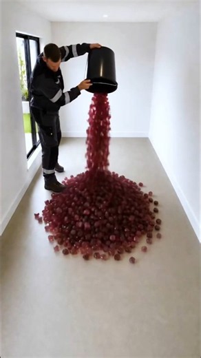 Stunning Dark Red Garnet Epoxy Floor Turn Into Pure Luxury! #bedroommakeover #youtubeshorts