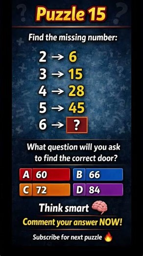 Puzzle 15 🧠 Can You Find the Missing Number? Only Geniuses Solve This 🔢🔥