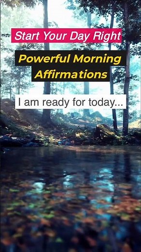 Start Your Day Right ✨ Powerful Morning Affirmation