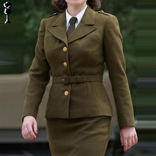 Olive Green Wool US Army Women's Reproduction Uniform - Etsy