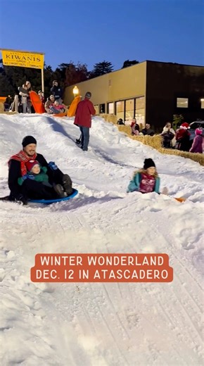 Your favorite neighbor is gearing up for one of the biggest nights of the season. ❄️ Winter Wonderland brings 70 tons of real snow downtown along with Santa, kids' activities, live entertainment and dozens of local vendors. Join us on Dec. 12 from 5 to 9 p.m. for a little winter magic, Atascadero style. Learn more: VisitAtascadero.com/Holidays | Visit Atascadero