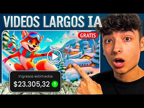 Crea Videos Largos con IA GRATIS Monetizables - Cómo Hacer Vídeos con Inteligencia Artificial