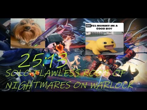 Solo Flawless Root Of Nightmares in 25 MINUTES! (Warlock)