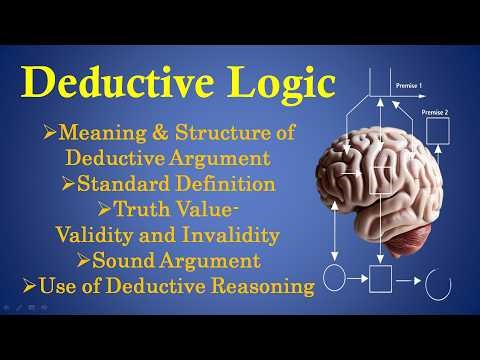 What is Deductive Argument? | Logic | Reasoning | Validity | Sound Argument| Philosophy Simplified