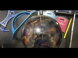 Ten pin Bowling # 0048 Layout a Bowling Ball for Spinner Helicopter,UFO Layout System