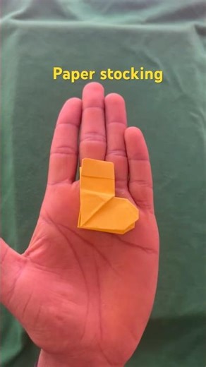 Paper Stocking Craft 🧦 | Simple & Beautiful Christmas Decoration