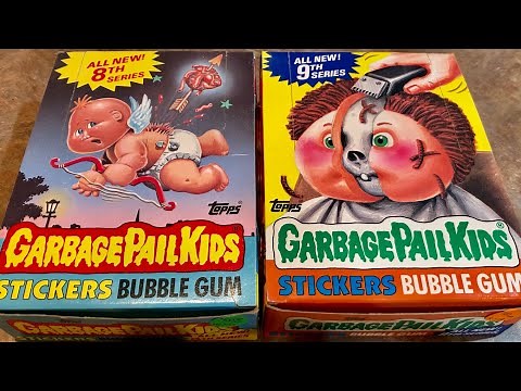GARBAGE PAIL KIDS ORIGINAL SERIES 8 and 9 BOX OPENING! GPK OS8 OS9