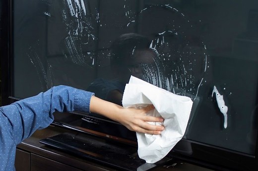 How to Fix a TV Screen Cleaned With Windex | House Trick