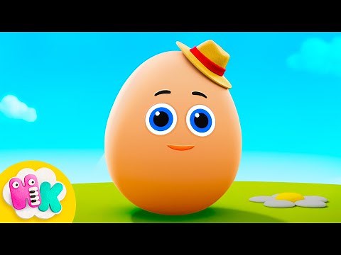 Humpty Dumpty sat on a wall 🥚💨 Song with Lyrics for Kids | HeyKids Nursery Rhymes