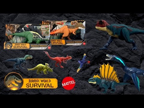 Tons of New Mattel Jurassic World 2026 Survival Line Figures Revealed!!