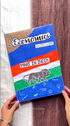 Economic Project - Make in India 🇮🇳🕊|| #assignments #projects #makeinindia #diy #art #cbse #class12