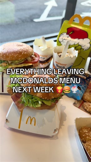 Everything Leaving McDonald's Menu Next Week