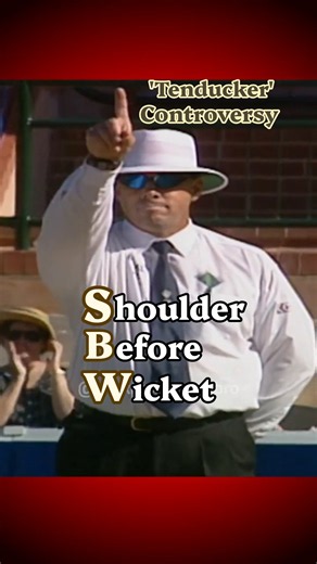Shoulder Before Wicket LBW Controversy Sachin Tendulkar 😱 | Tenducker #cricketshorts #indvsaus #mi