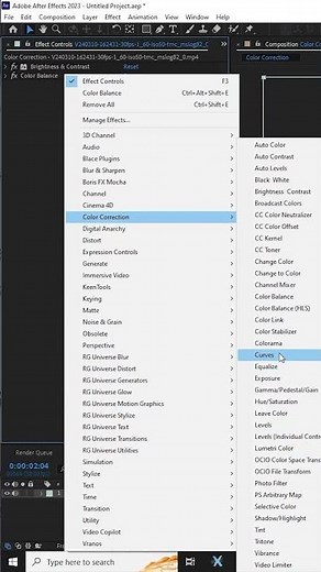 How to Color Correct Flat Log Footage | Color Correction After Effects Tutorial