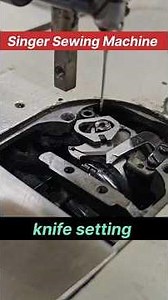 singer sewing machine knife setting#juki singer knife setting#juki singer machine how to fix knife