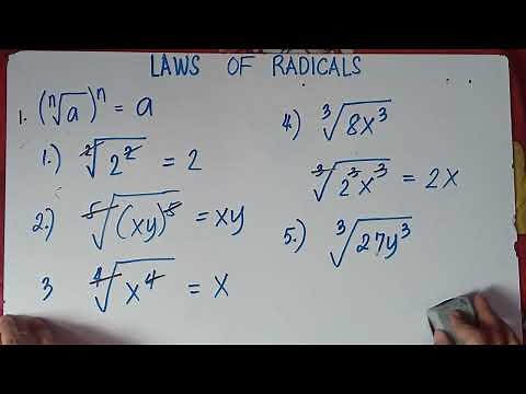 LAWS OF RADICALS | Rule 1 & 2 | Explain in Detailed | With Examples |
