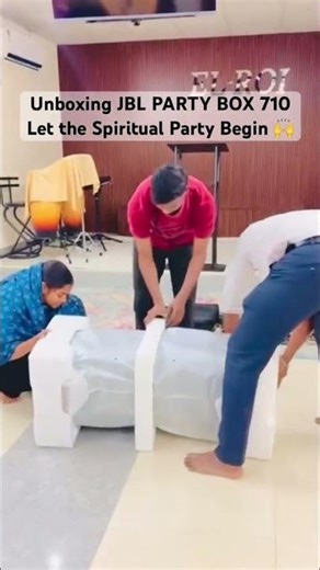 Let the Spiritual Party Begin | Unboxing JBL PARTY BOX 710 | Glory be to YAHWEH 🙌