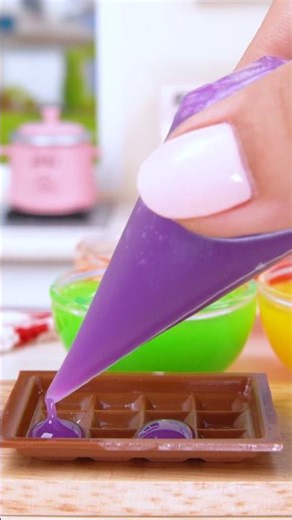 Ultimate Mini Rainbow Dessert🌈 Tiny Dessert ASMR | Satisfying Miniature Sweets #shorts #asmr #mini