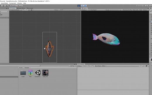 【Unity】使用Shader制作鱼的游动动画