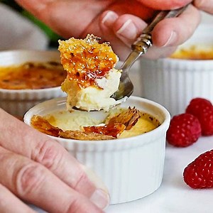 19M views · 6.7K reactions | Creme Brulee is a classic French dessert with a rich custard topped with a hard layer of caramel. I'll show you how to make Creme Brulee with just 4 ingredients! Perfect for the holidays. :) Get the Recipe! >> https://keviniscooking.com/creme-brulee/ | Kevin Is Cooking | Facebook