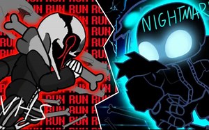 【传说之下】噩梦Sans VS VHS SANS