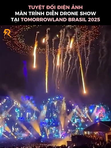 Drone show có 1-0-2 tại Tomorrowland, chỉ có "đỉnh nóc, kịch trần, bay phấp phới" 🐦‍🔥🔥 | Raver.vn