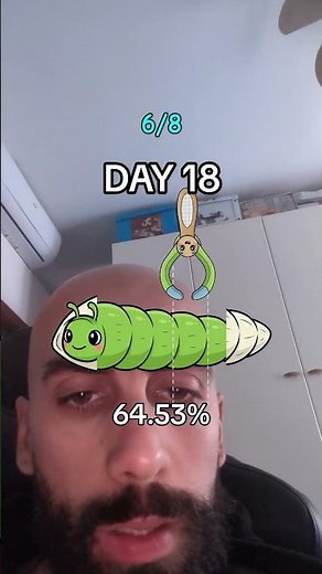 Day 18 shed shell of bug challenge