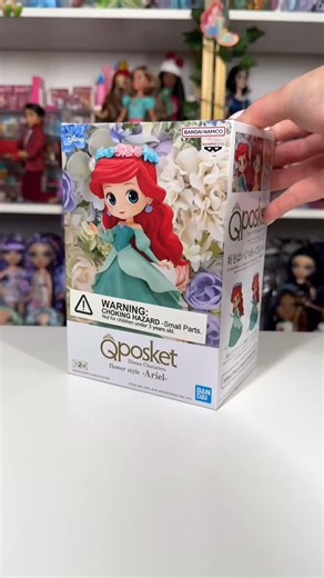 Dasha ♡ on Instagram: "Ariel qposket unboxing! 🩷 disney dolls, disney qposket, disney the little mermaid, disney princess ariel, disney merch, disney collector #disneycollector #thelittlemermaid #qposket #disneyunboxing #disneyprincess"