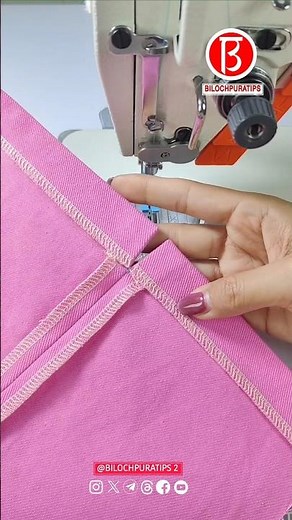 Simple method of slit Sewing Tutorial Part 30