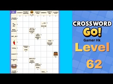 Crossword Go level 62 Walkthrough Solution