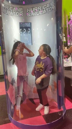 Hurricane Simulator on Instagram: "Happy #friyay!! The weekend is almost here!! What are everyone's plans?? Maybe you're taking the kiddos to their favorite trampoline or adventure park?? Well, if you are - definitely keep an eye out for our simulator! Your kids could be having a total blast, like these two are in the reel! Thank you to Cecile D for sharing this. #hurricanesimulator #trampolinepark #windy #familyfun #windtunnel #windsimulator #breezy #windsimulation #hurricanetunnel"