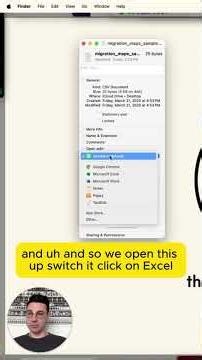 CSV opening in Apple’s Numbers instead of Microsoft Excel?