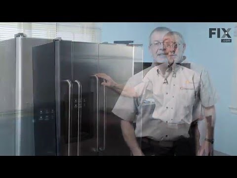 GE Refrigerator Repair – How to replace the Dispenser Door Assembly or Flapper