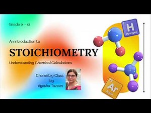 Stoichiometry explained step by step | Stoichiometry lecture series...