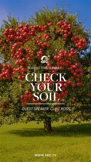 ARC SUNDAY LIVESTREAM 21 DECEMBER 2025 @ 9am (GMT 2) Sermon: CHECK YOUR SOIL ~ Guest Speaker: Clint Ross “The seed that fell on good soil represents those who truly hear and understand God’s word and produce a harvest of thirty, sixty, or even a hundred times as much as had been planted!” Matthew 13:23 (NLT) Where to Watch: Youtube: youtube.com/@arcministries Facebook Live: facebook.com/arcministries Audio Stream: arc.tv/livestream#audio Website: www.arc.tv Info: Whatsapp: 27 73 245 8856 SOW A S