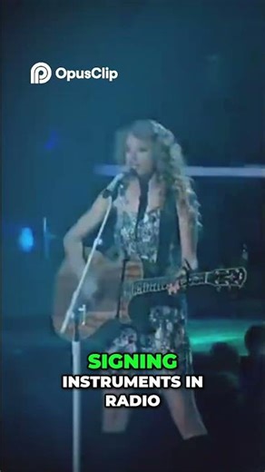 Finding this old guitar at the radio station has showed us JUST how far Taylor has come #taylorswift