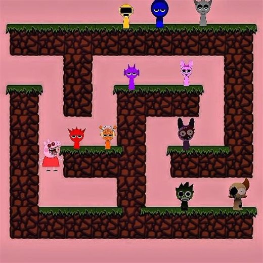 Peppa Pig Devours All the Sprunki in the Labyrinth #animation #shortsfunny #funny #sprunki