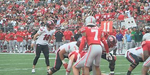 Buckeyes score 35 points in the second quarter as WKU falls 63-10 to Ohio State