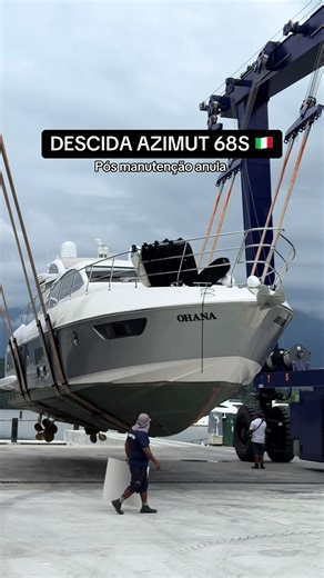 Descida pós manutenção. Azimut 68S 🇮🇹
