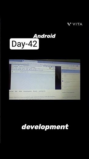 100 Days of Code Day 42 | Making REAL Progress on Android developer & Learning Python #codeeveryday