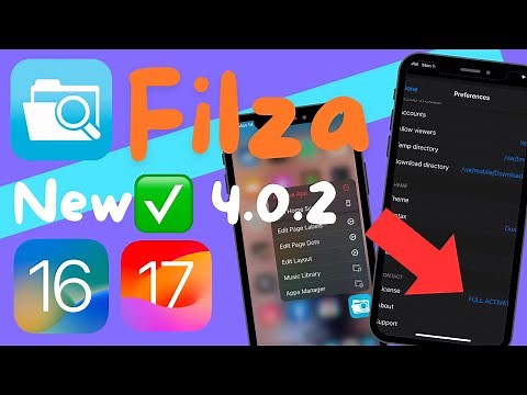 ✅New Filza update 4.0.2 & full activated with CrackTool4 | No Jailbreak & Jailbreak