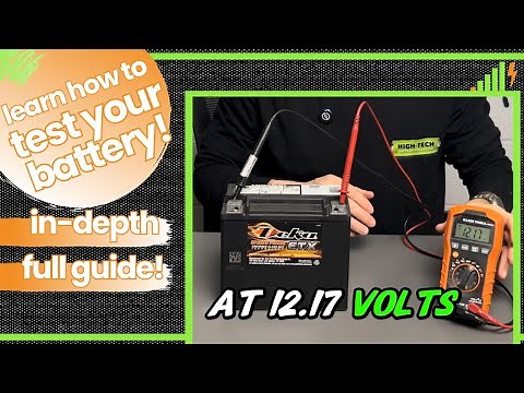 How to Test Any 12V Battery - Complete Bench Testing Guide (Motorcycle, ATV, Car)