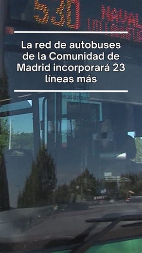 🚌El nuevo mapa concesional de la red de autobuses de la Comunidad de Madrid incorporará 23 líneas más 🚎Dará servicio al 98% de la población de la región, con una nueva red articulada en 487 líneas, de las cuales 23 son de nueva creación 👉Más de 300 han sido optimizadas y mejoradas 📌Más información: https://telemadrid.es/_a77a6f6f | Telemadrid