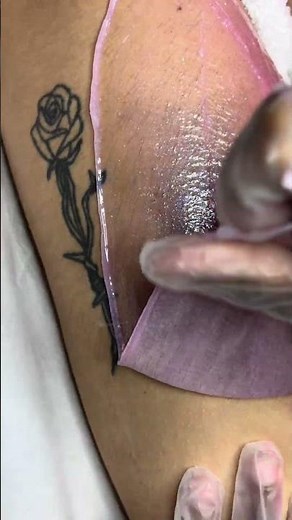 Full leg hard wax #waxing #legwaxing #hairremoval
